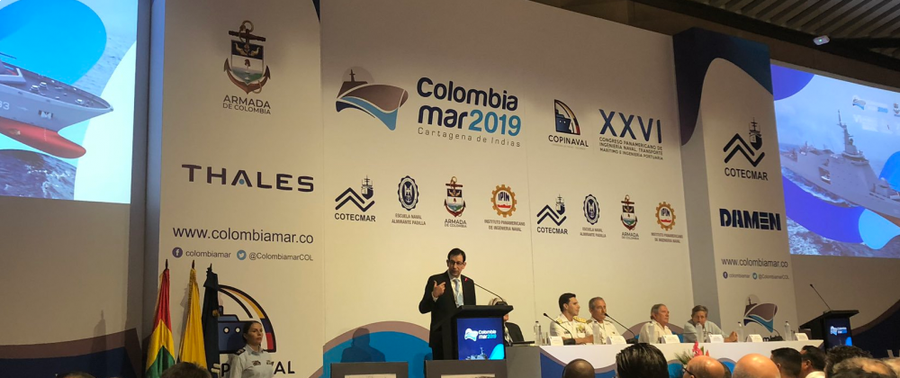 GHENOVA muestra su capacidad en Colombiamar